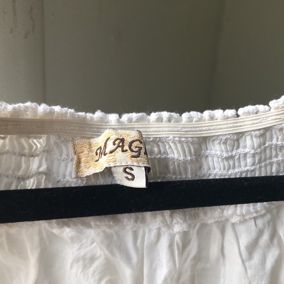 White front laced tank top - Picture 2 of 4